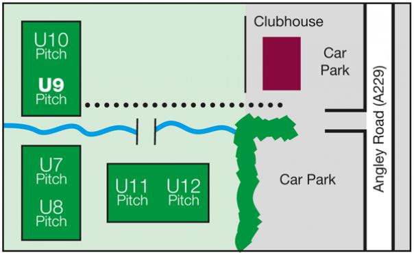 U9 Pitch Location